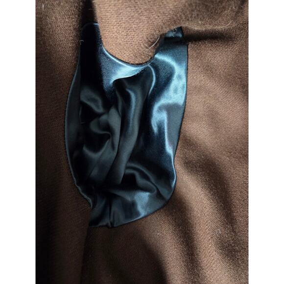 Vintage Towne London Fog Trench Coat Double Breasted Classic Size10 Belted Lined - Picture 8 of 13